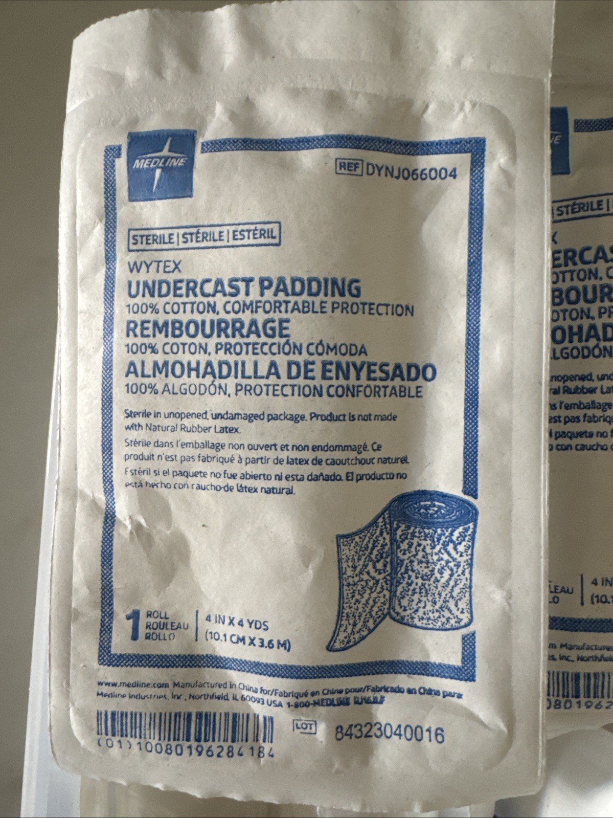Medline Wytex Undercast Padding 4 in x 4 yd - Lot of 38 Rolls New