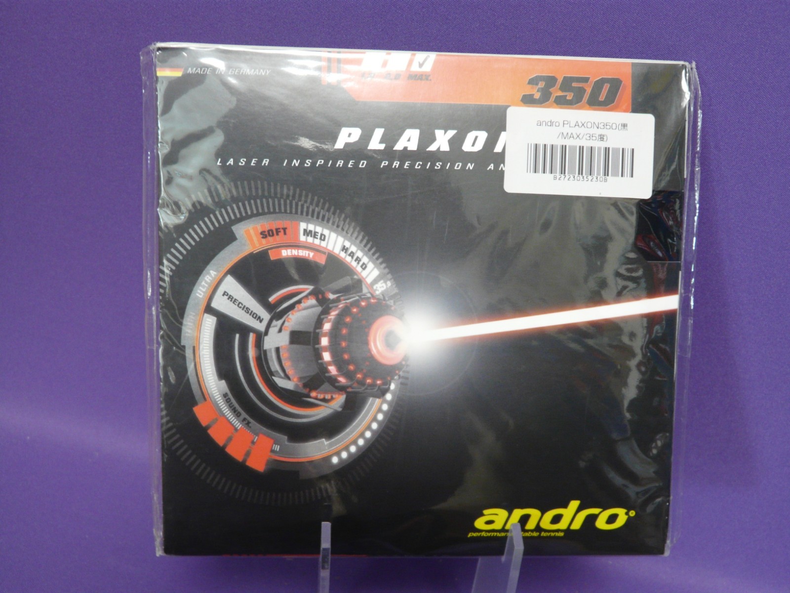 Andro Plaxon 350 Black Max Table Tennis TT Decking Table Tennis Decking, NEW Original Packaging