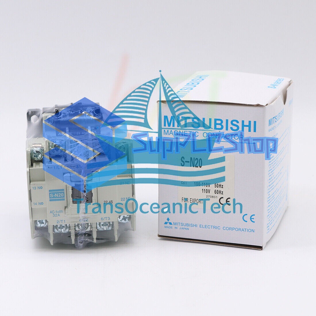2Pcs New In Box MITSUBISHI S-N20 AC110V AC Conactor Us 2Pcs New In Box MITSUBISHI S-N20 AC110V AC Conactor Us