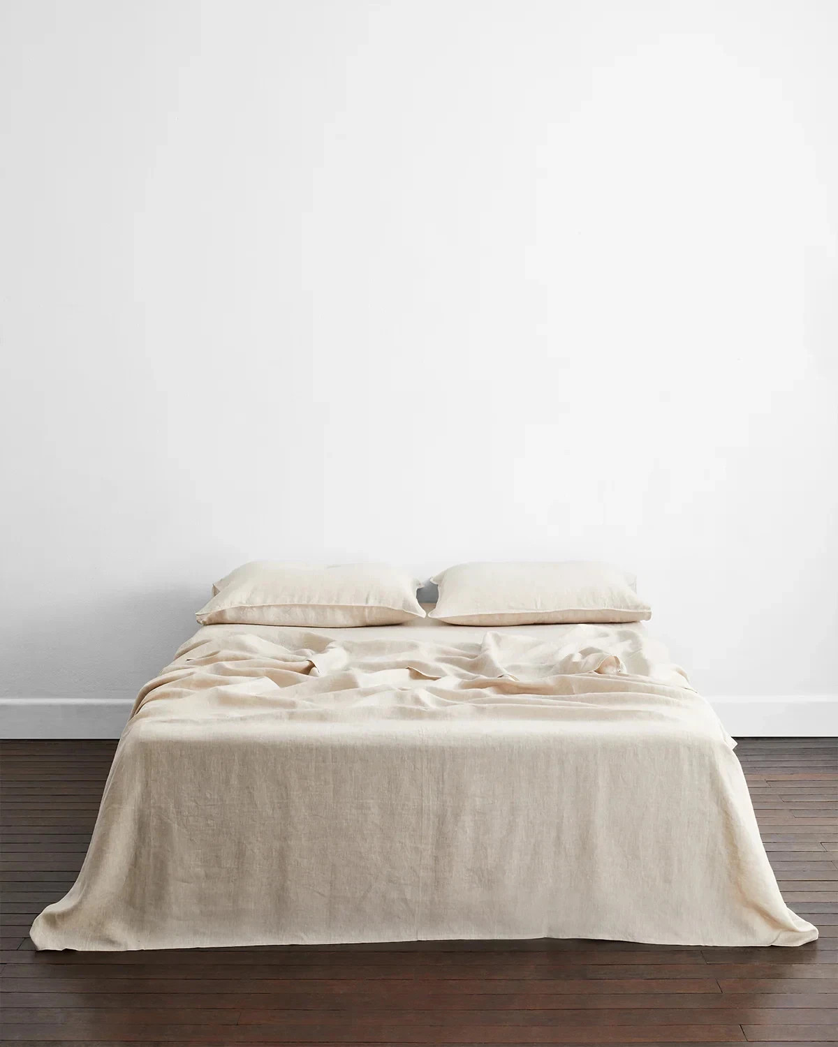 Bed Threads 100% French Flax Linen Sheet Set Queen Oatmeal Bed Threads 100% French Flax Linen Sheet Set Queen Oatmeal