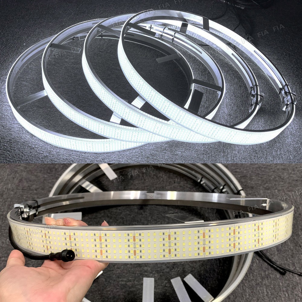 5-Row 17.5\'\' Pure White High-density LED Truck Wheel Tire Rim Lights Strobe Kit 5-Row 17.5\'\' Pure White High-density LED Truck Wheel Tire Rim Lights Strobe Kit