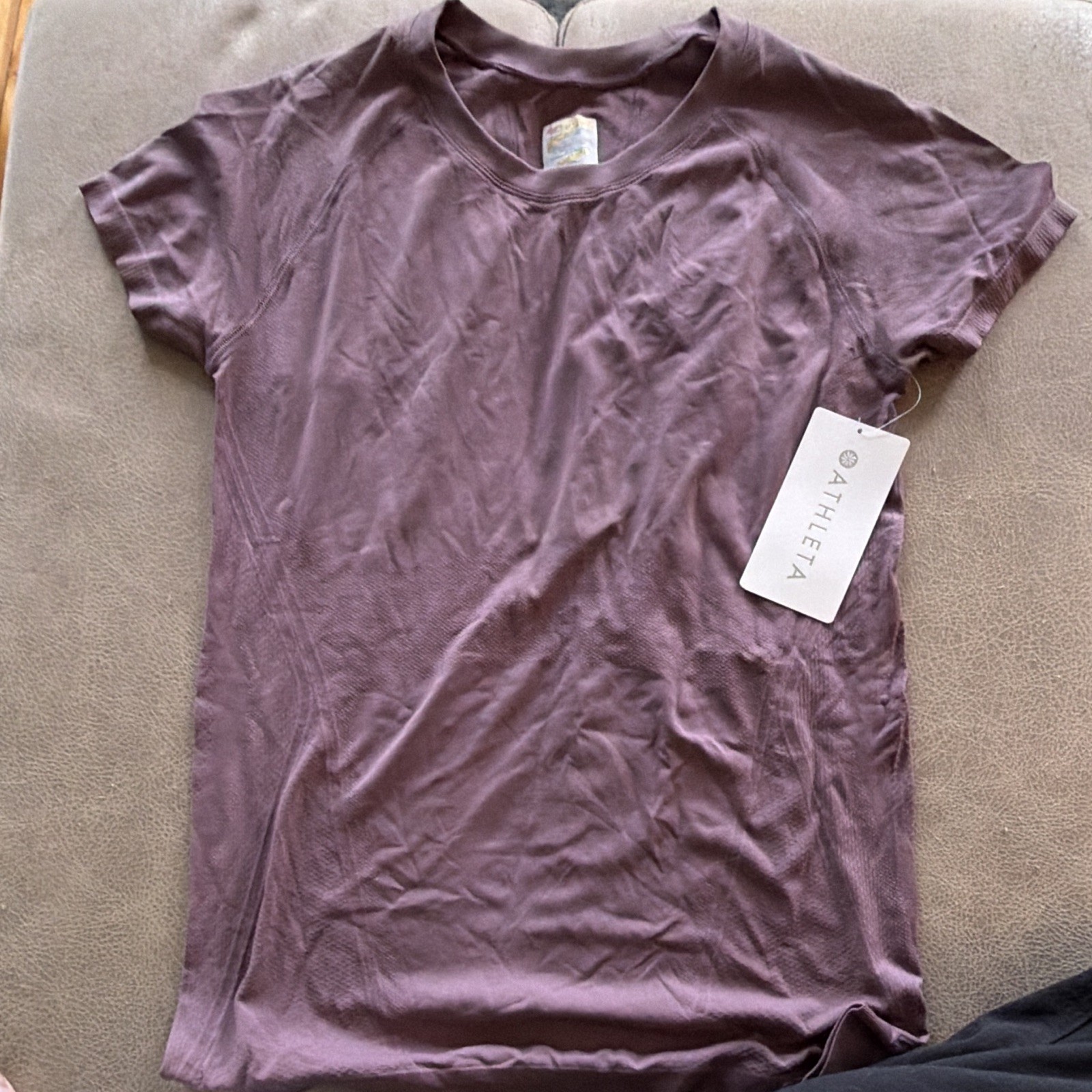 Athleta Momentum Seamless Tee Medium Purple Athleta Momentum Seamless Tee Medium Purple