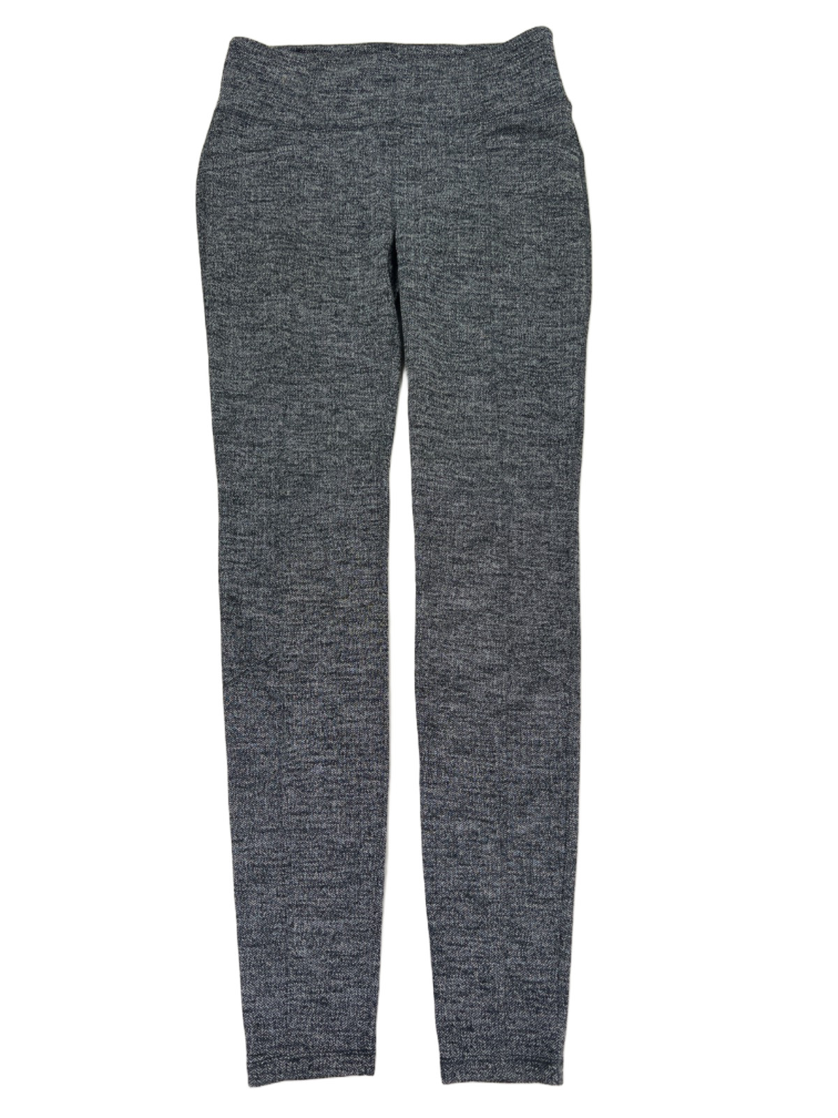 Athleta Women\'s Gray Herringbone Metro High Waisted Leggings - M Tall