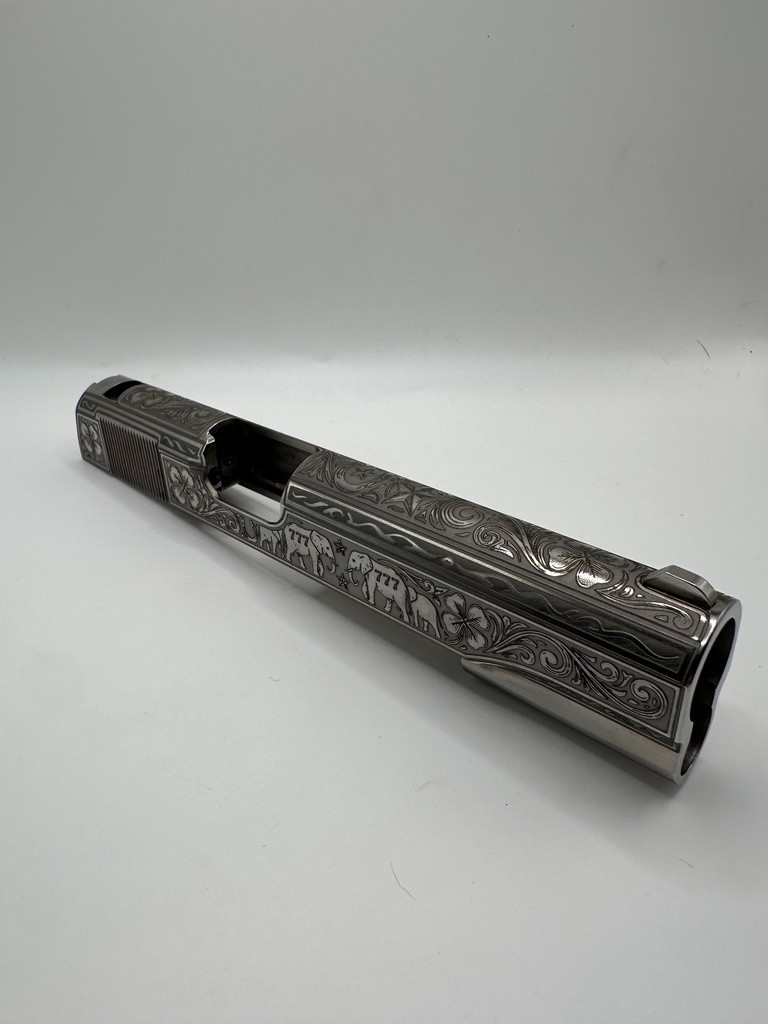 Deep Engraving Service for Any Pistol Slide – Custom Designs + Optional Recoat Deep Engraving Service for Any Pistol Slide – Custom Designs + Optional Recoat