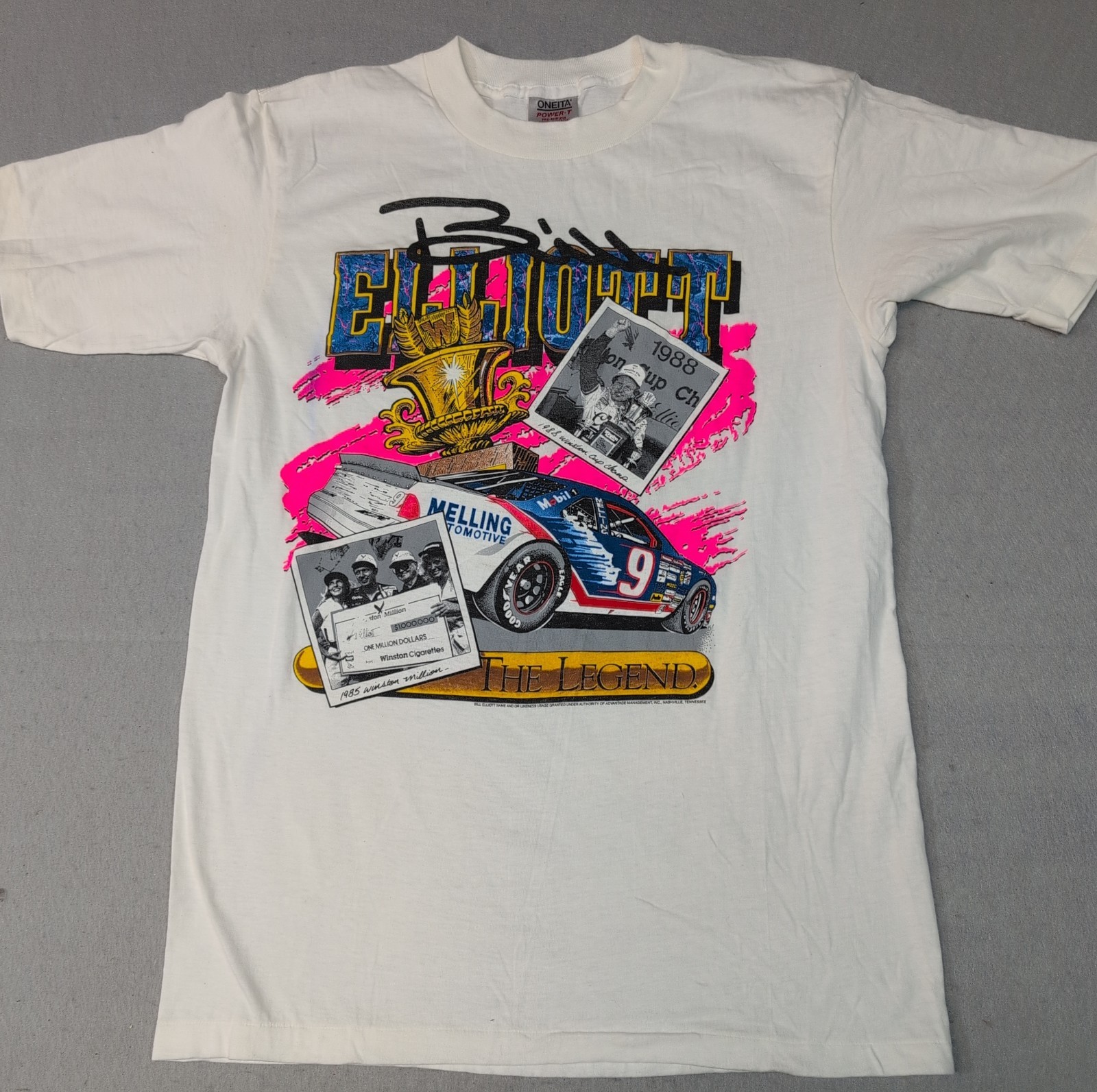 Vtg Bill Elliott Shirt Mens L NASCAR Racing ‘85 ‘88 Winston Cup Single Stitch Vtg Bill Elliott Shirt Mens L NASCAR Racing ‘85 ‘88 Winston Cup Single Stitch