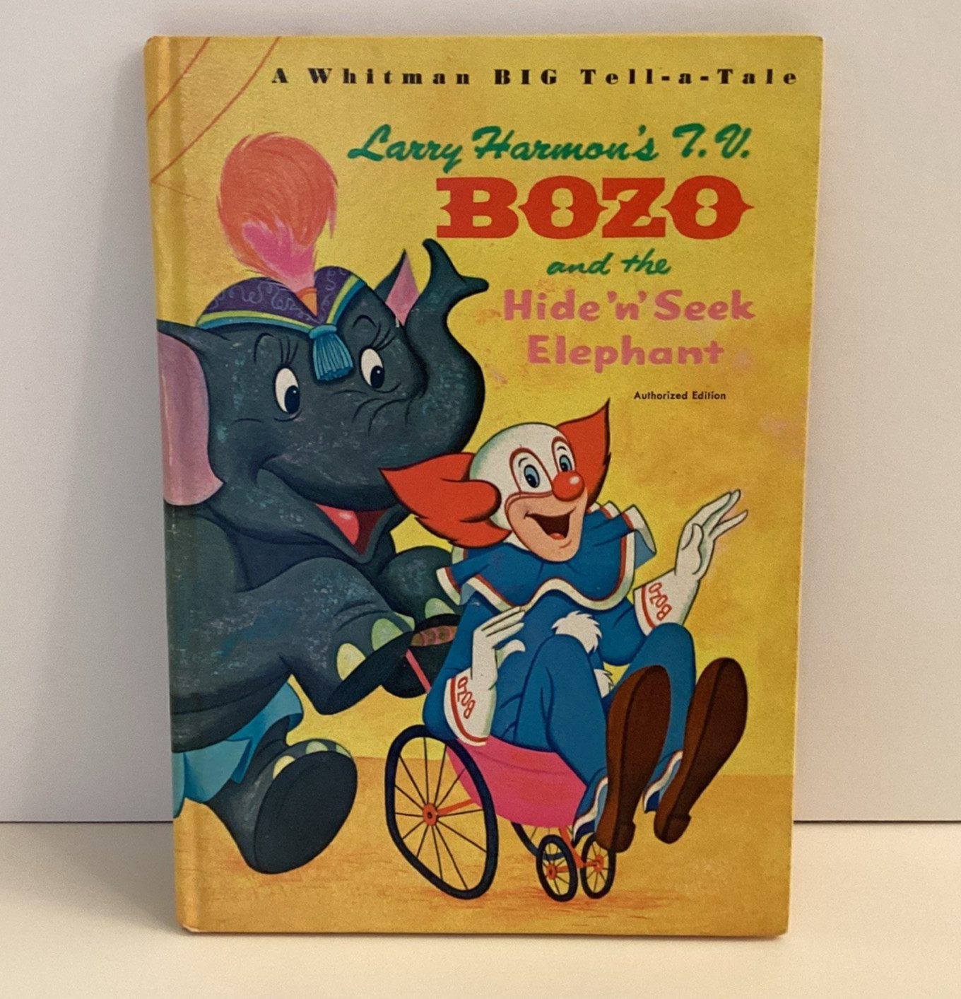 Larry Harmon\'s TV Bozo and the Elephant, Whitman Big Tell-A-Tale Book 1967