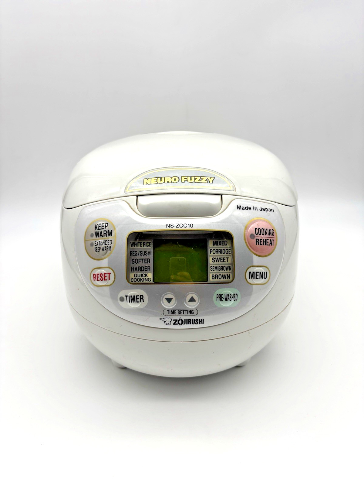 Zojirushi Neuro Fuzzy NS-ZCC10 Rice Cooker Warmer 5.5 Cup White Made in Japan Zojirushi Neuro Fuzzy NS-ZCC10 Rice Cooker Warmer 5.5 Cup White Made in Japan