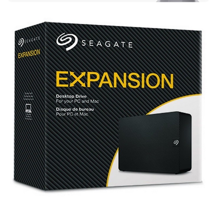 Seagate Expansion 4TB USB External HDD, Backup Software, Black, PC/Mac