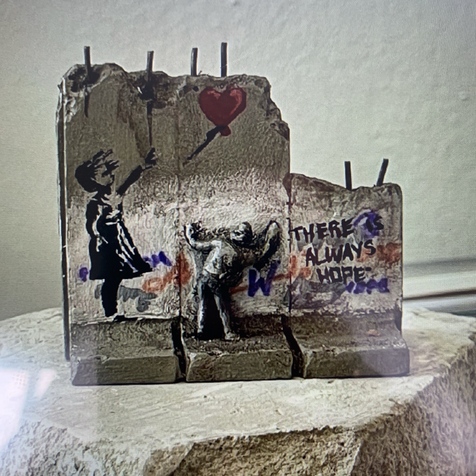 Banksy - Girl with the Red Balloon - Original From The Walled Off Hotel Banksy - Girl with the Red Balloon - Original From The Walled Off Hotel