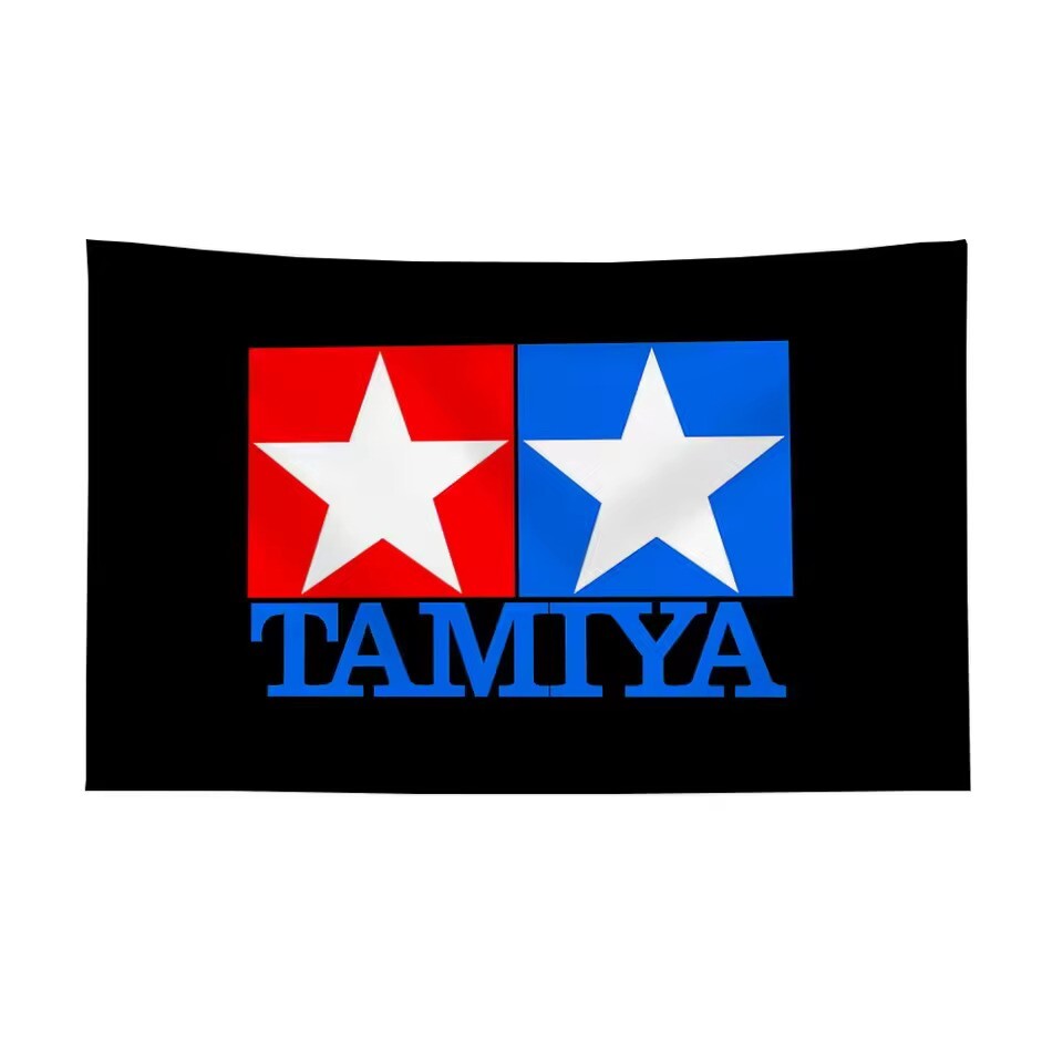 Banner Tamiya Flag Ft Wall Garage Sign Racing 3x5 Decor Car Show Gift Fans
