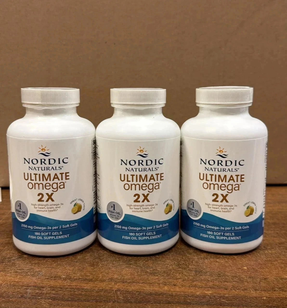 3 Pack Nordic Naturals Ultimate Omega 2x Fish Oil 2150 mg 180 SoftGels NEW 3 Pack Nordic Naturals Ultimate Omega 2x Fish Oil 2150 mg 180 SoftGels NEW