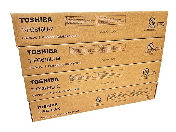 New OEM Toshiba eStudio 5516AC,6516AC,7516AC T-FC616U-C,M,Y,K Toner 