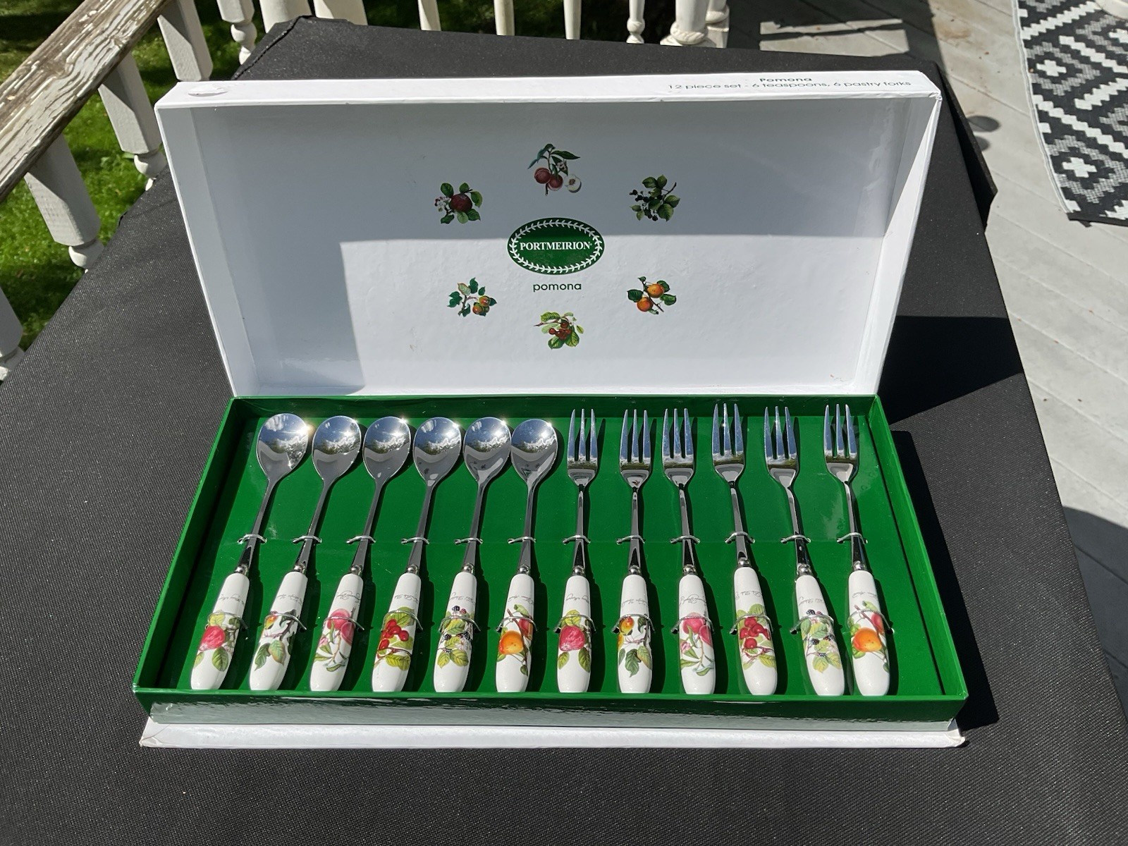 portmeirion botanic garden (time for Tea) 12 Piece Set Spoon/ Fork NWT portmeirion botanic garden (time for Tea) 12 Piece Set Spoon/ Fork NWT