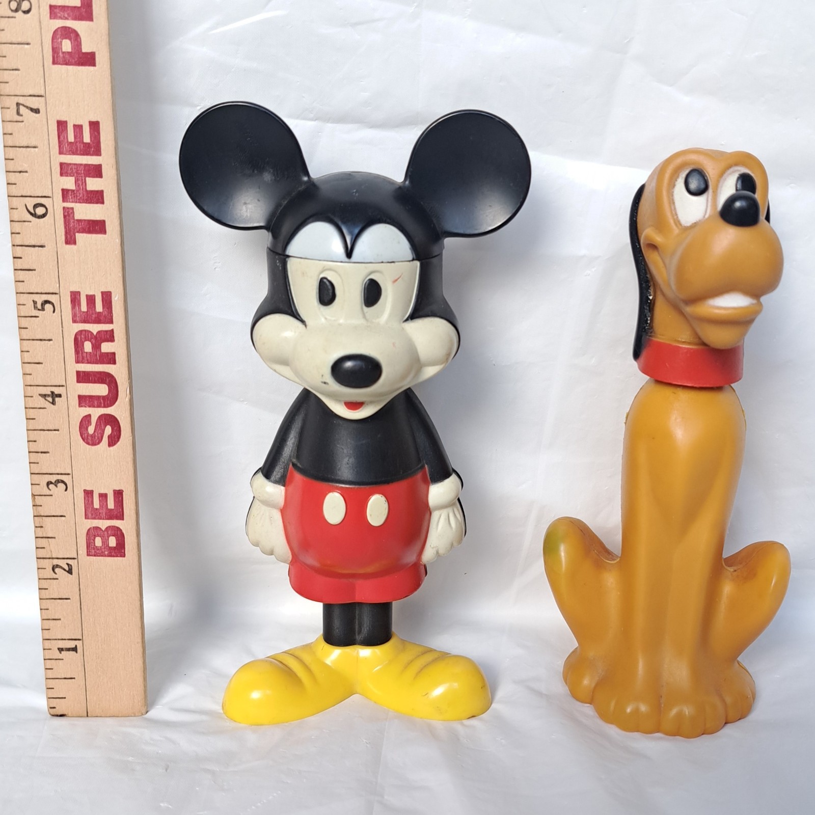 Vintage 1970s Avon Disney Mickey Mouse & Pluto Bubble Bath & Shampoo Bottles Set Vintage 1970s Avon Disney Mickey Mouse & Pluto Bubble Bath & Shampoo Bottles Set
