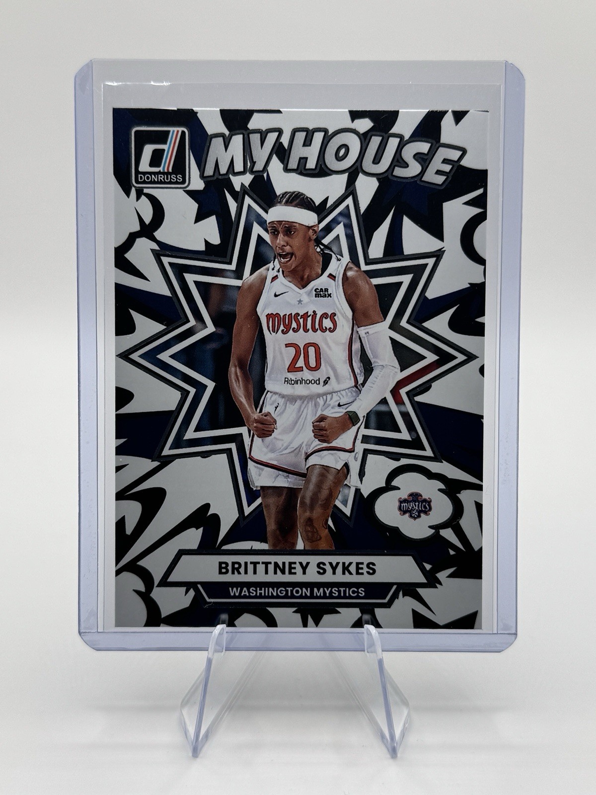 🏠 2025 WNBA Panini Donruss - Brittney Sykes #18 My House - WA Mystics