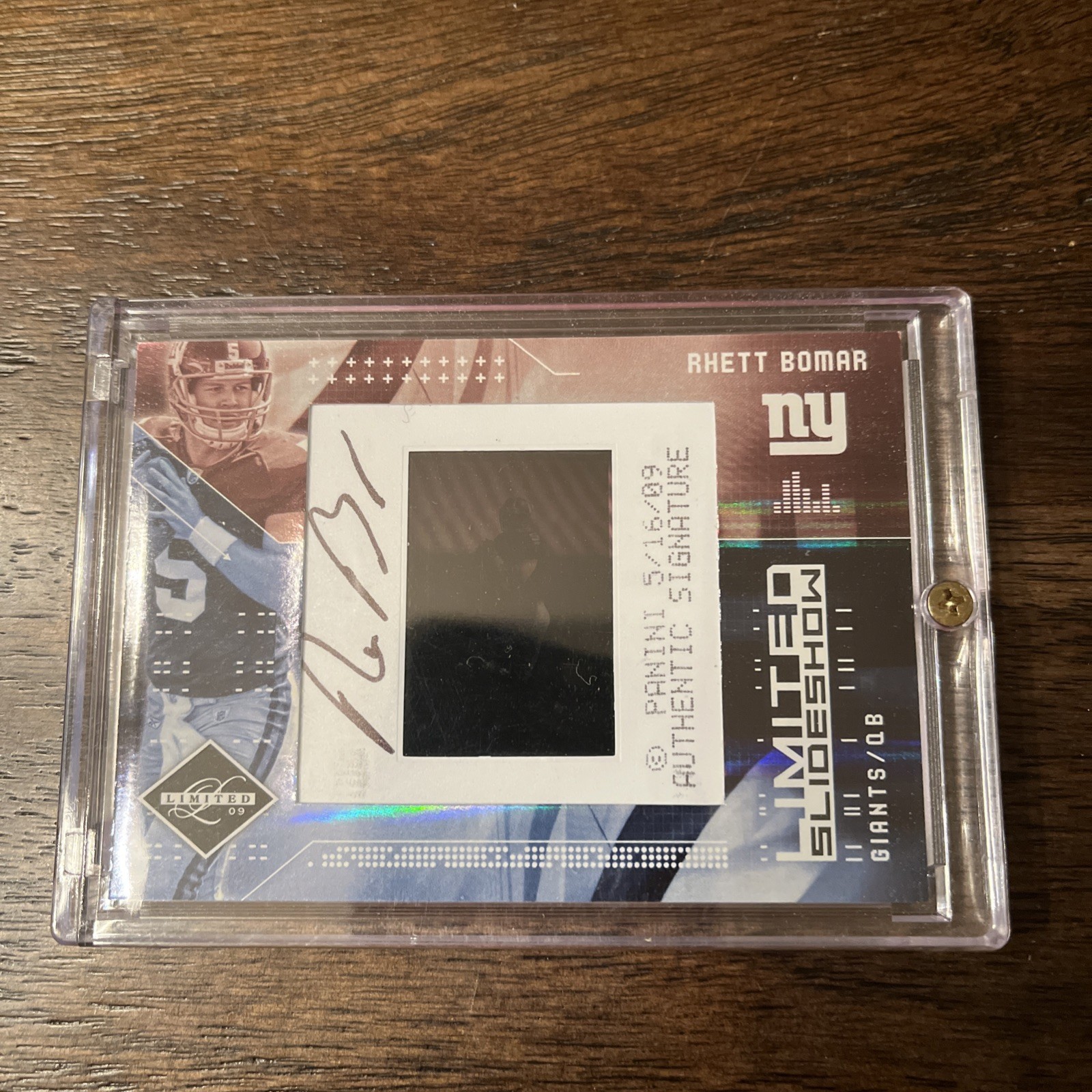 2009 Donruss Limited - Limited Slideshow Rhett Bomar #26 /50 (AU, RC) NFL Card