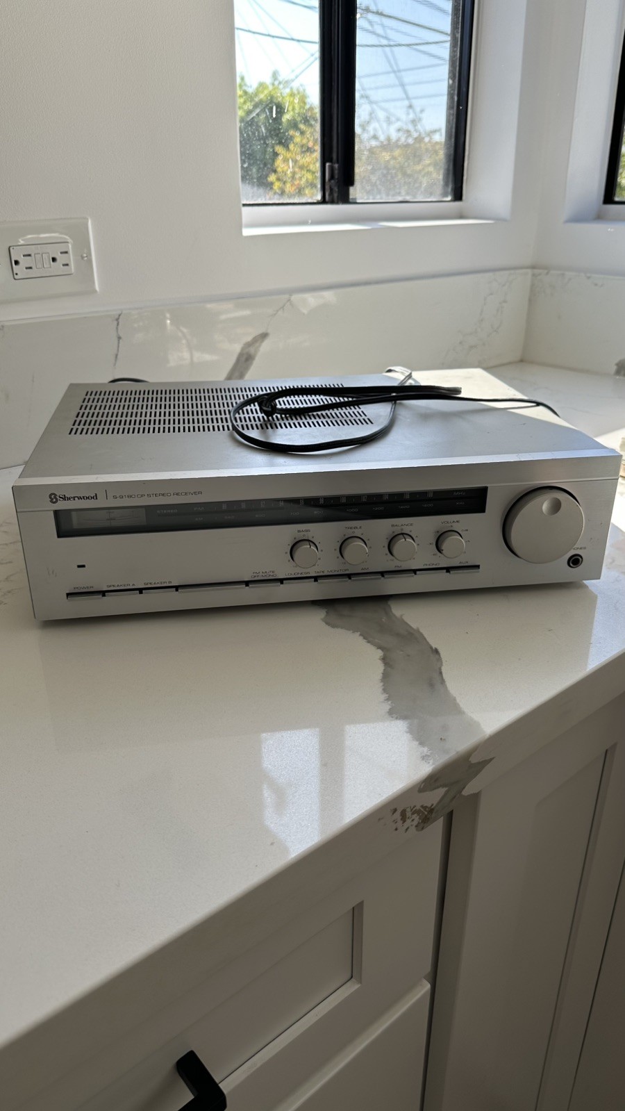 Vintage Sherwood S-9180 cp Stereo Receiver -tested- Working Vintage Sherwood S-9180 cp Stereo Receiver -tested- Working