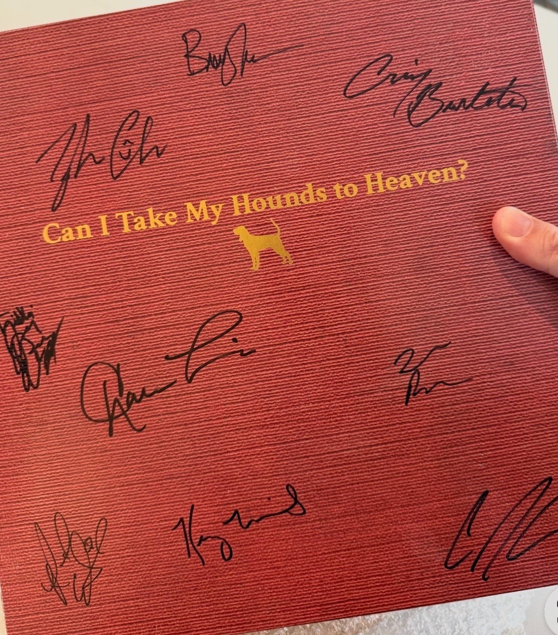 Tyler Childers Signed Can I Take My Hounds To Heaven? Vinyl Album