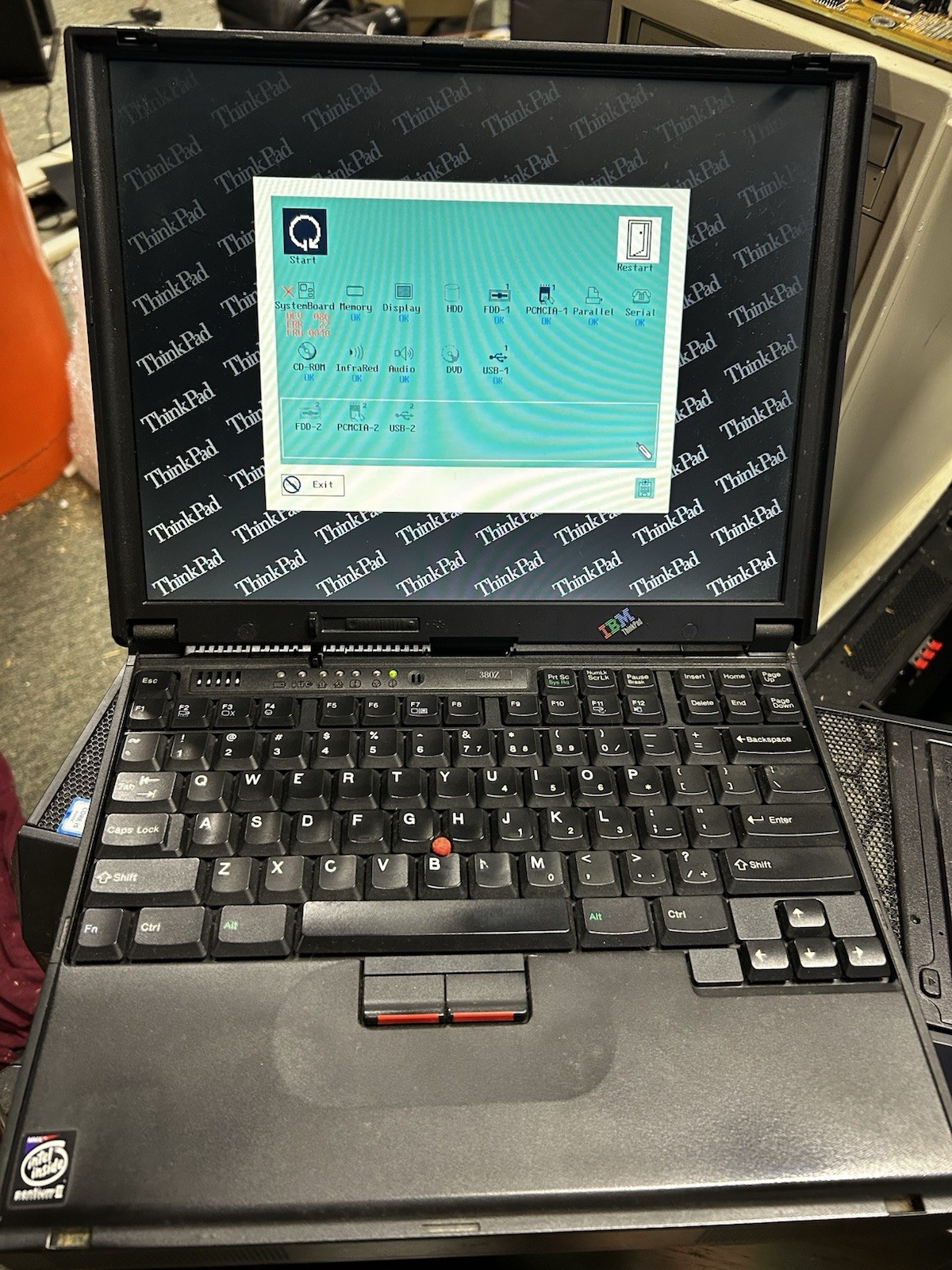 Vintage IBM Thinkpad 380Z 2635 Laptop | Error Asis Parts