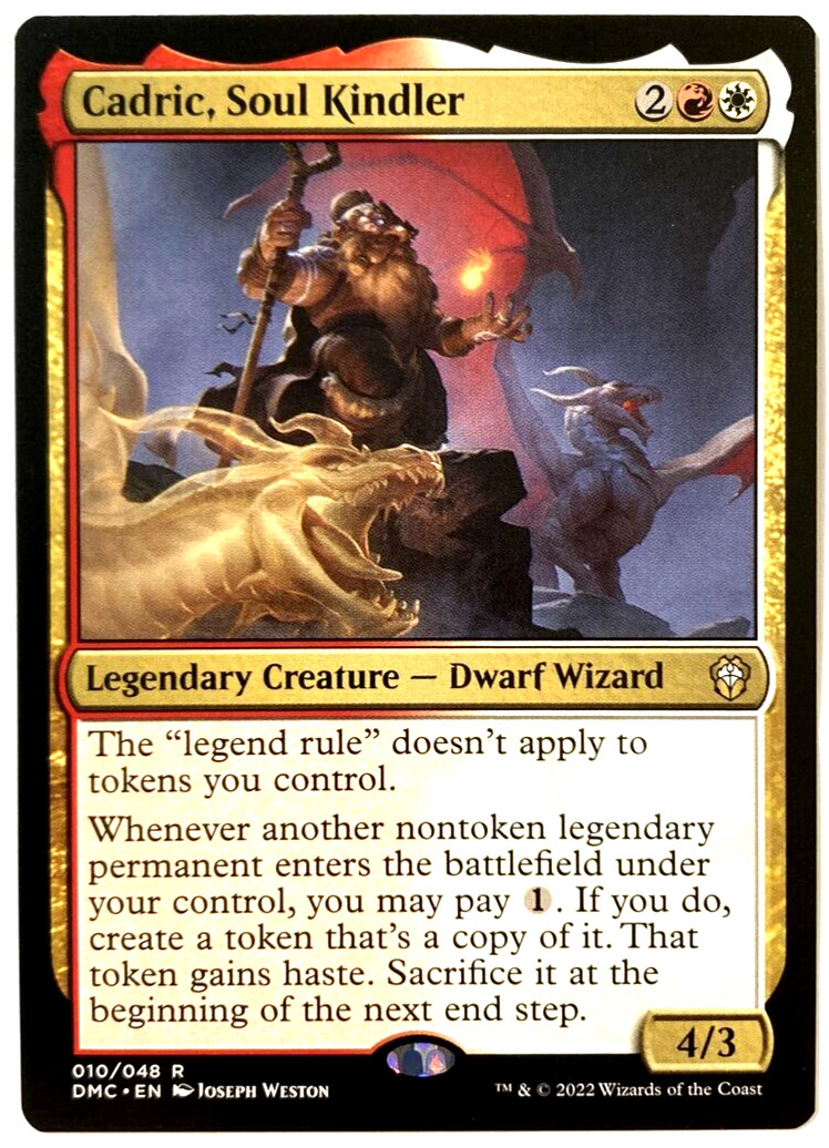 MTG Cadric, Soul Kindler Commander: Dominaria United 010/048 Pack Fresh