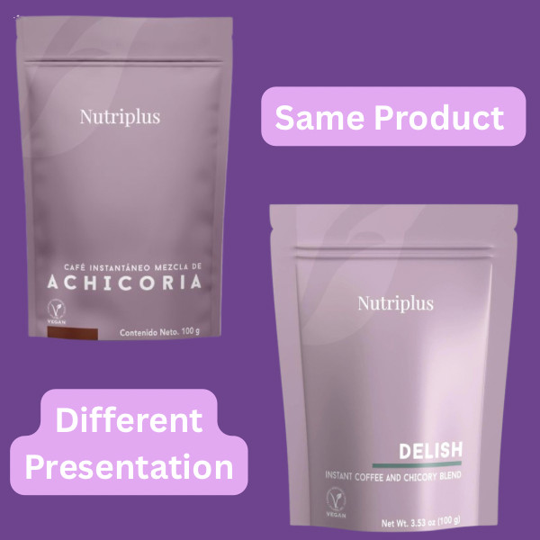 FARMASI NUTRIPLUS DELISH INSTANT COFFE AND CHICORY BLEND 100gr 3.53oz