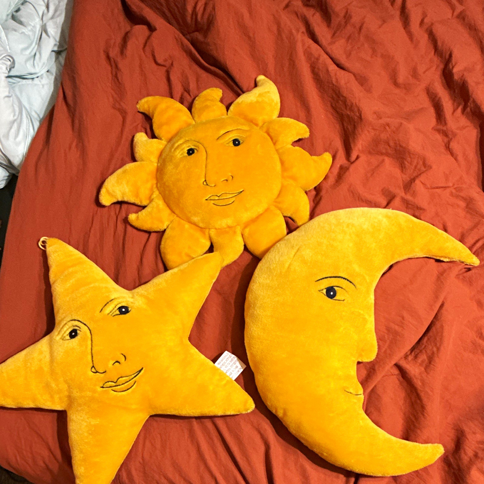Set of 3 Yellow Plush Celestial VINTAGE rare 90s Salamander Set of 3 Yellow Plush Celestial VINTAGE rare 90s Salamander