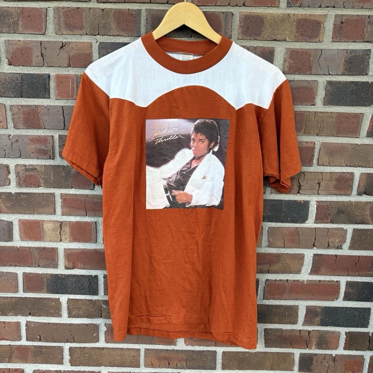 Vintage 1970s/80s Michael Jackson Thriller Album Western T Shirt Vintage 1970s/80s Michael Jackson Thriller Album Western T Shirt
