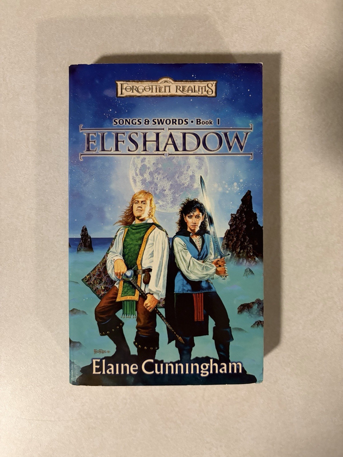 Forgotten Realms Songs and Swords: Elfshadow by Elaine Cunningham PB VG Pics