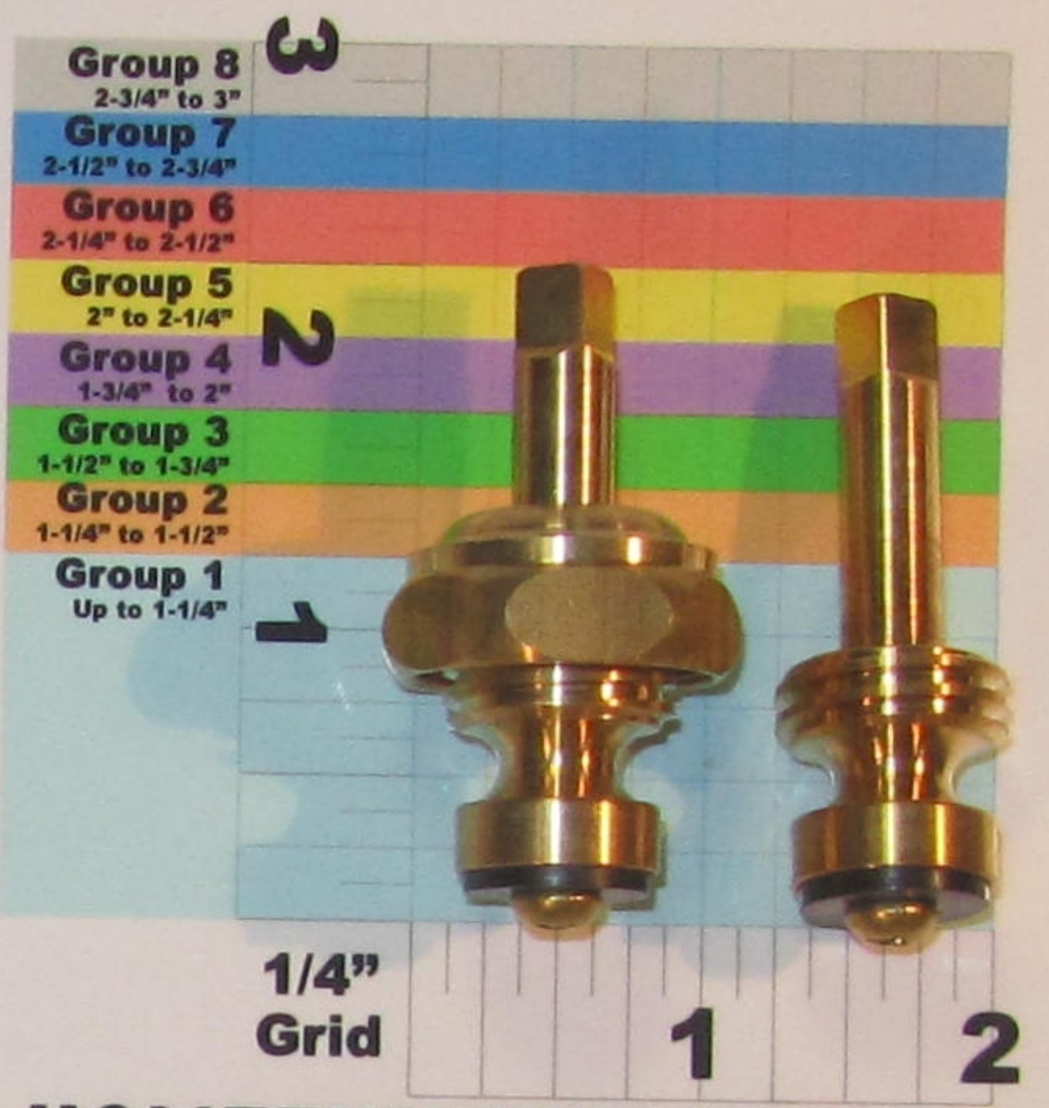 Faucet Repair Stem For Sillcock Fits Tanner Stem Length 1.95