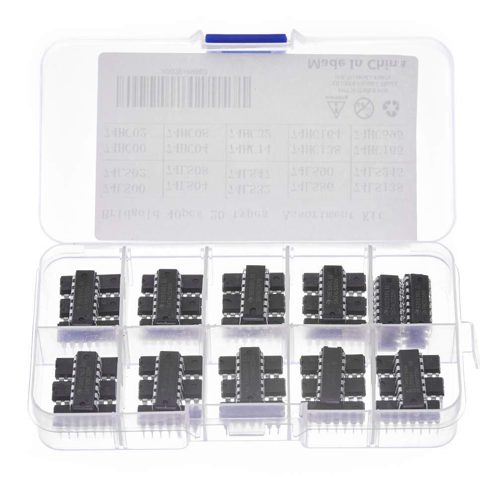  40Pcs(20pcs 74Hcxx+20pcs 74Lsxx) Series Logic Ic Assortment Kit