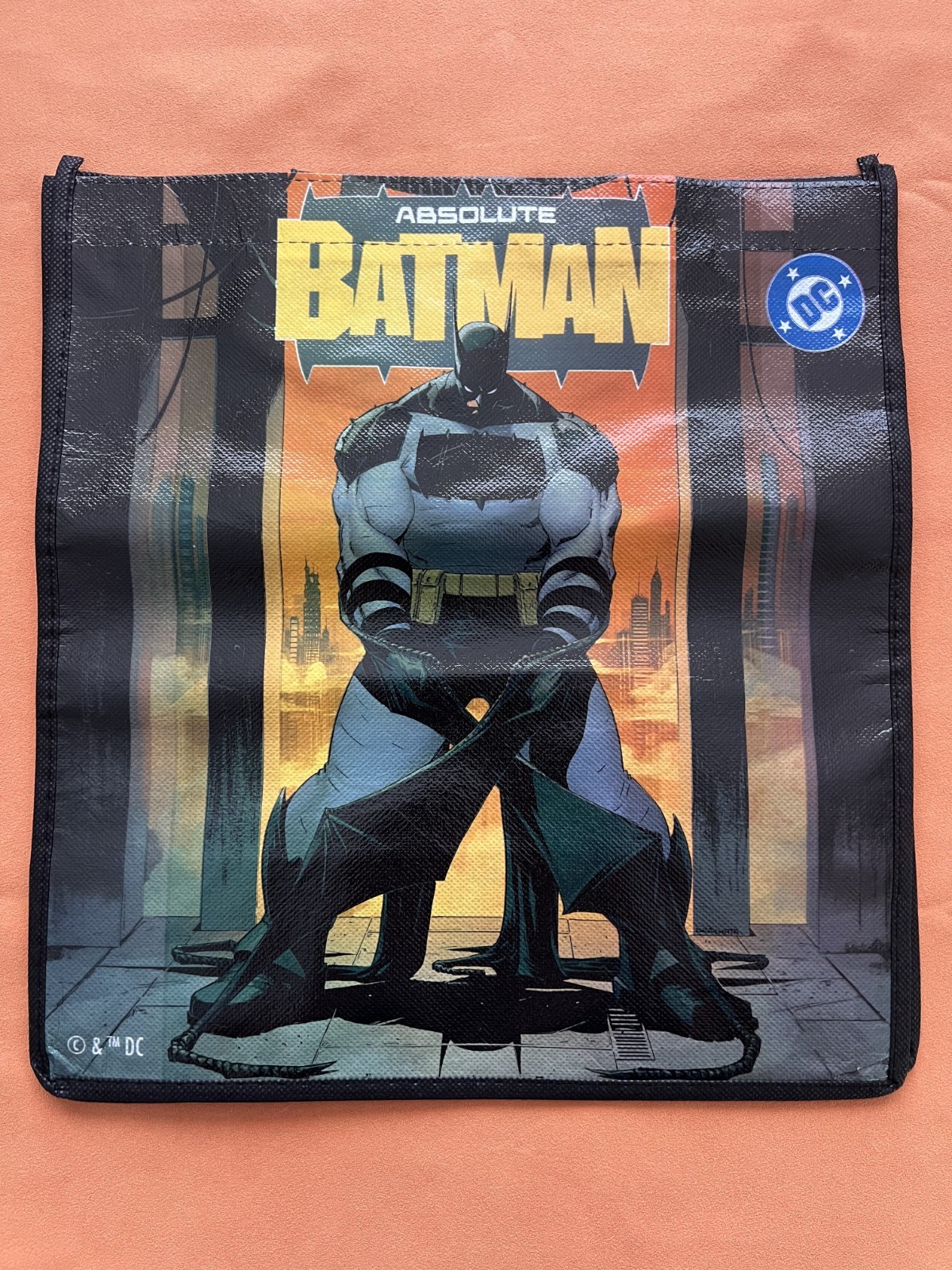 BATMAN & ABSOLUTE BATMAN DC ONE REUSABLE BAG 12.6'' W x 13.5'' H x 6.7'' D