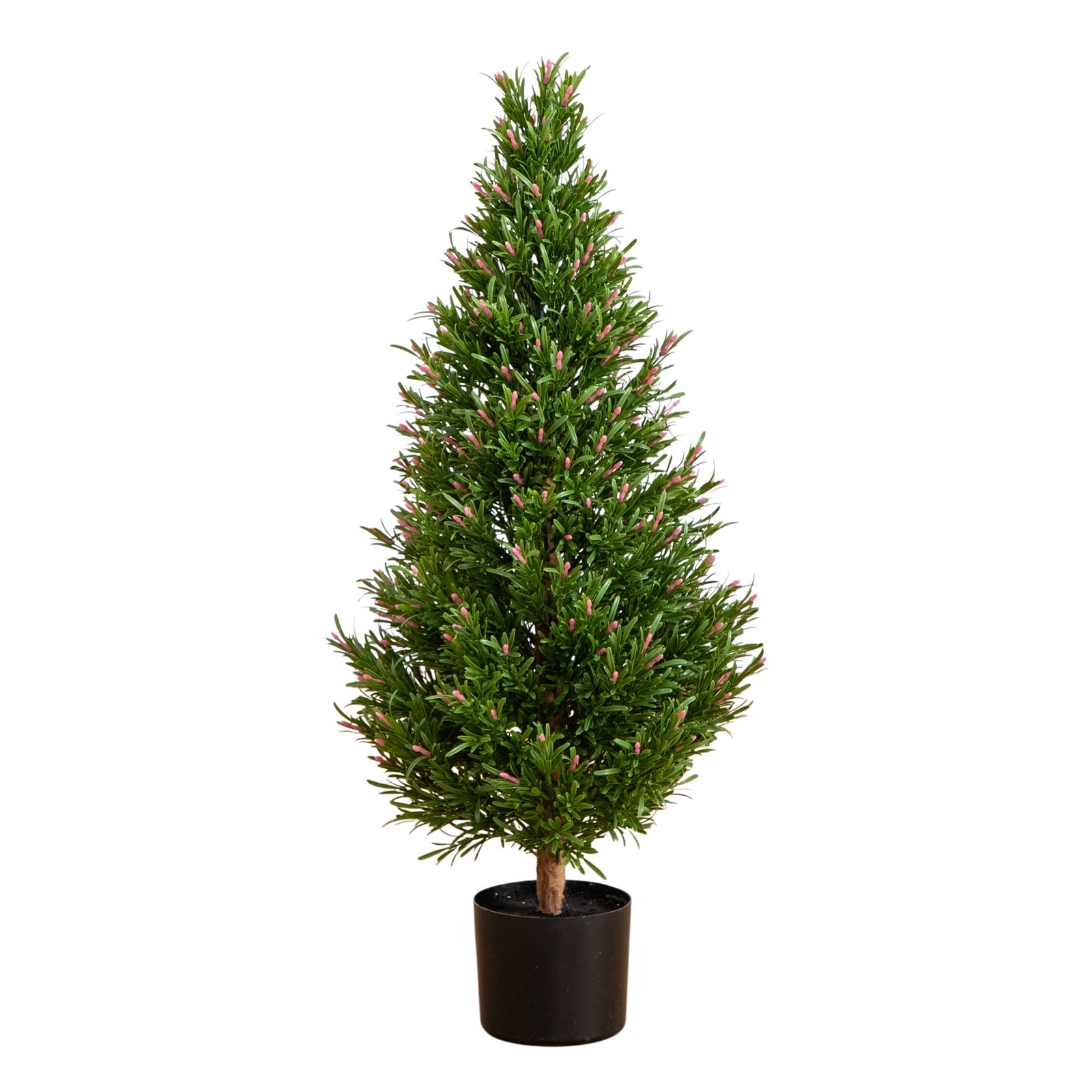 3-ft UV Resistant Artificial Rosemary Cone Topiary Tree (Indoor/Outdoor) 3-ft UV Resistant Artificial Rosemary Cone Topiary Tree (Indoor/Outdoor)