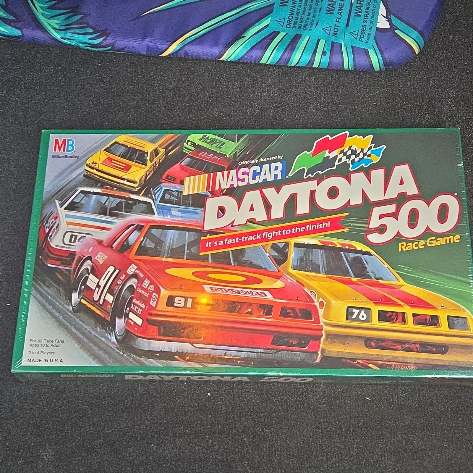 Milton Bradley NASCAR Daytona 500 Race Game Board Game 1994 MPN Still In Plastic Milton Bradley NASCAR Daytona 500 Race Game Board Game 1994 MPN Still In Plastic
