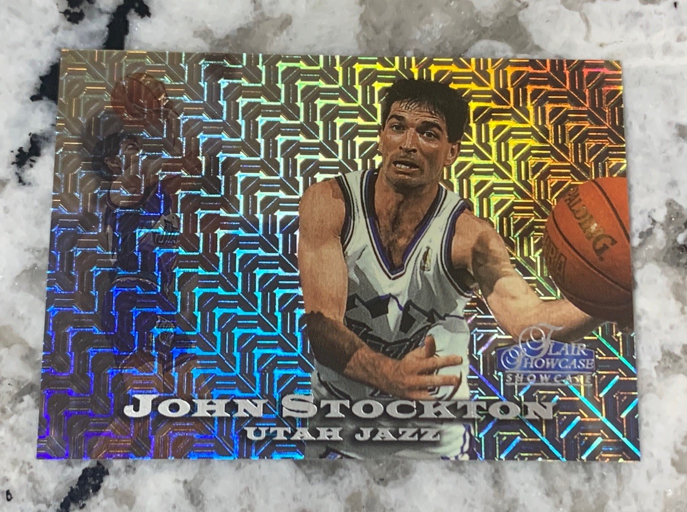 1998-99 Fleer Showcase Row 0 John Stockton #/1000 Rare 1998-99 Fleer Showcase Row 0 John Stockton #/1000 Rare