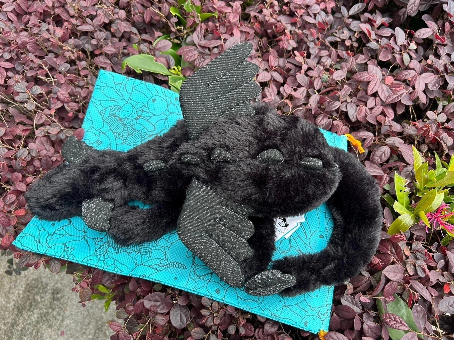 Jellycat Onyx Dragon large (66cm) - New With Tags