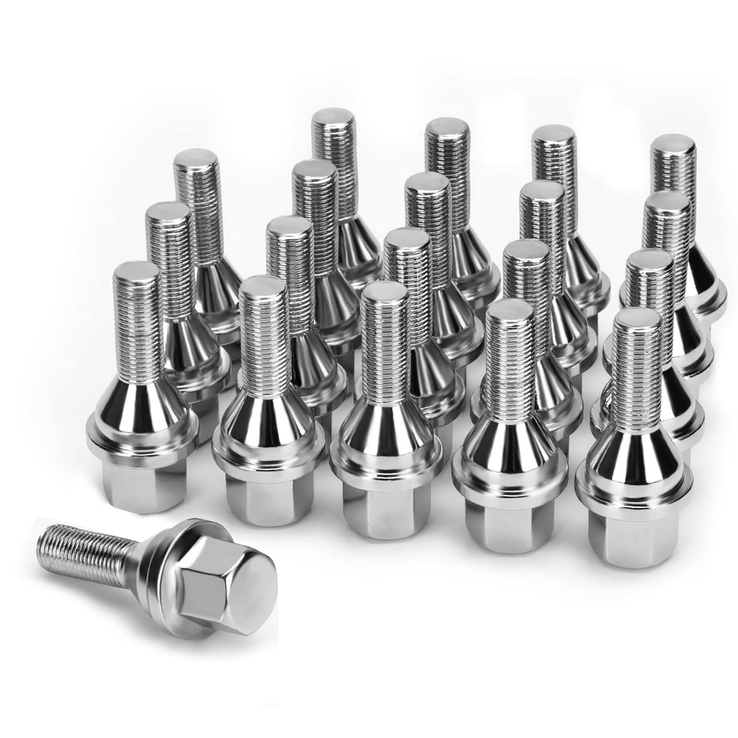 KSP 20pcs M12x1.25 OEM/Stock Wheel Lug Bolts 19mm Hex for Jeep Cherokee Compass