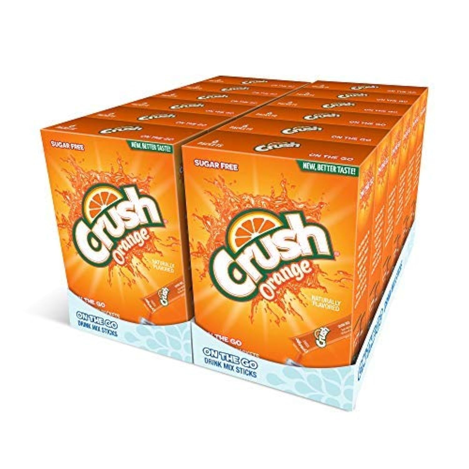 Orange Crush- Powder Drink Mix - Sugar Free & Delicious, Makes 72 Flav Orange Crush- Powder Drink Mix - Sugar Free & Delicious, Makes 72 Flav