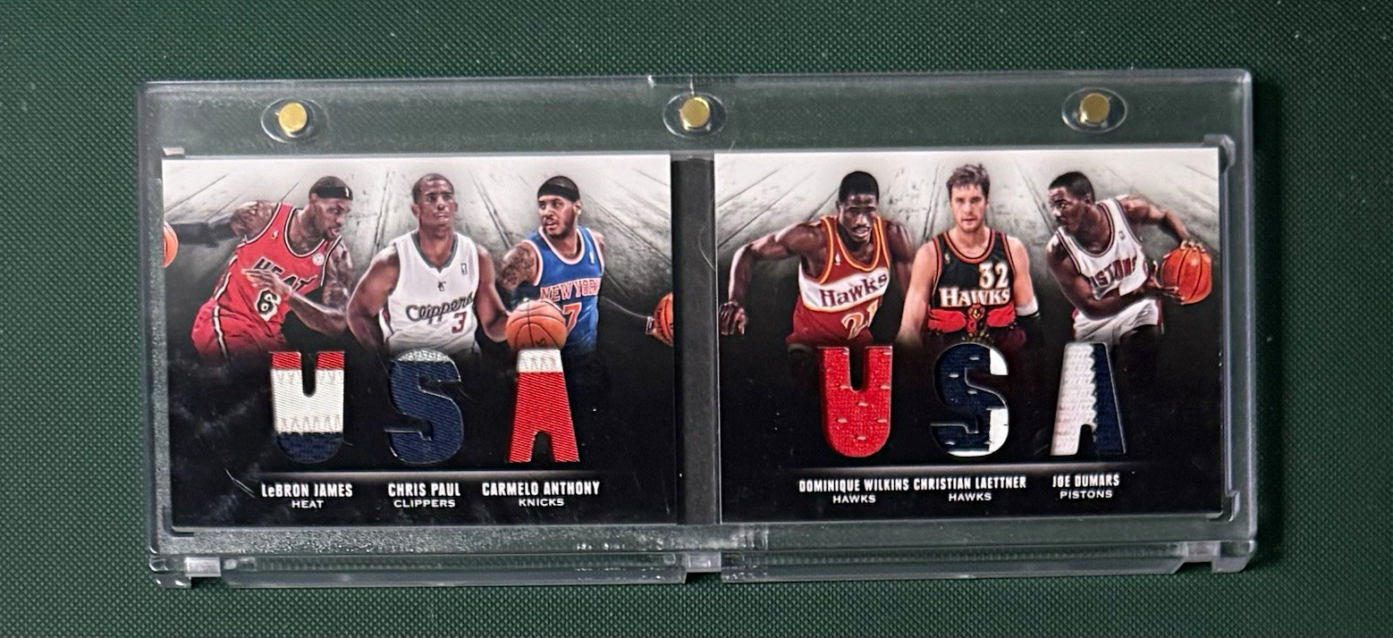 Panini 2013-14 Preferred USA Memorabilia Booklet Prime #3 LeBron /25