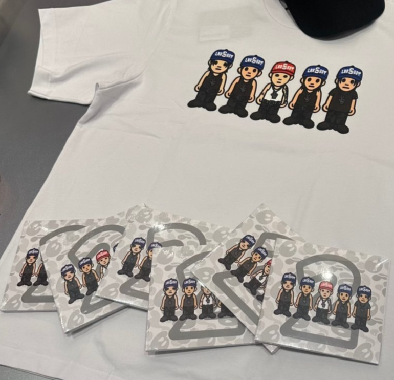 BAPE x JAY PARK LNGSHOT 4SHOVILLE Tee Mixtape Set Limited 500 Korea