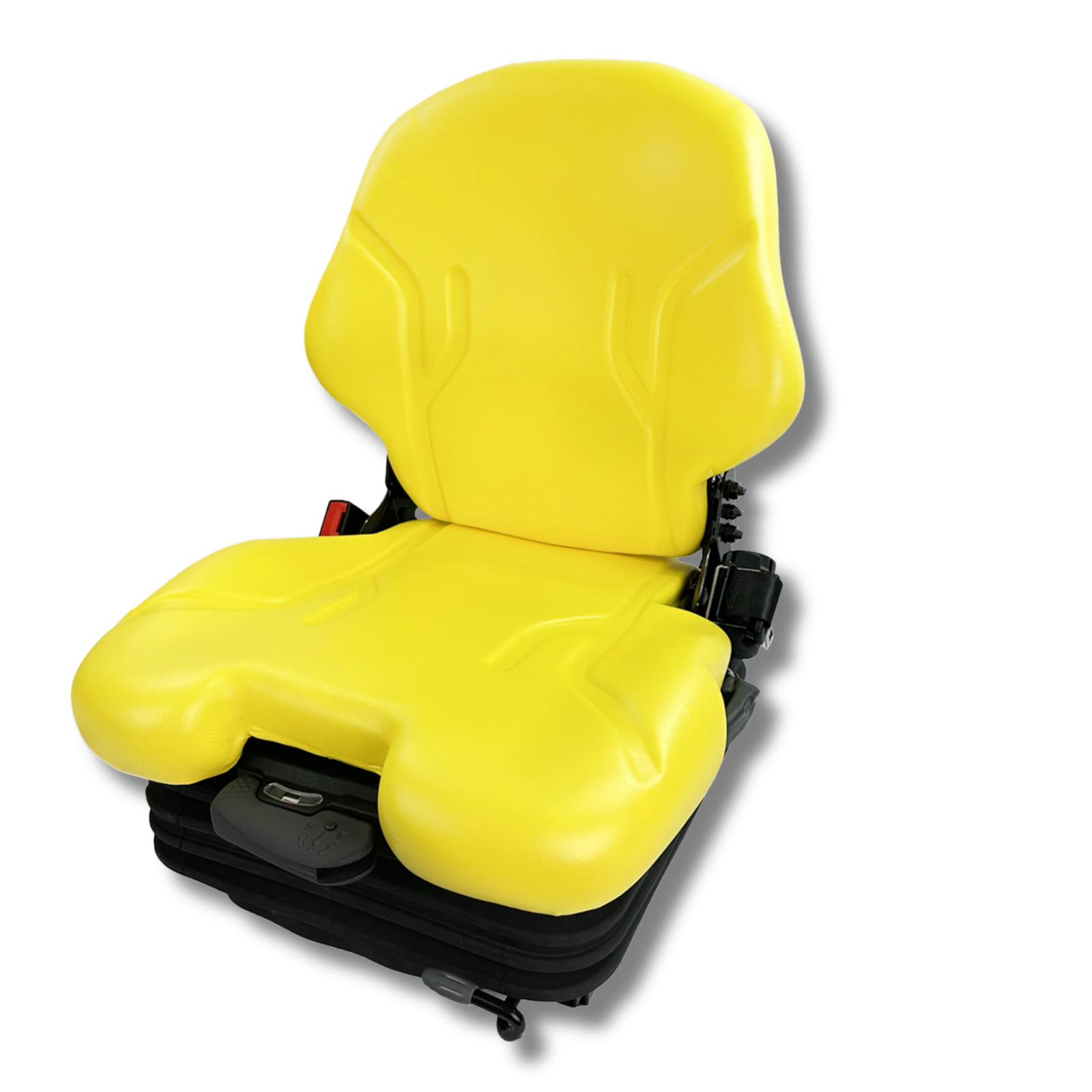 Eparts Universal Yellow Vinyl Seat for Tractors, Mowers, Excavators, SKid Steers Eparts Universal Yellow Vinyl Seat for Tractors, Mowers, Excavators, SKid Steers