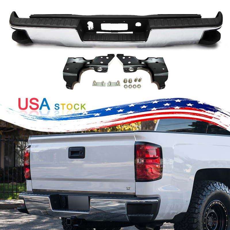 NEW Complete Rear Bumper Assembly For Silverado 1500/GMC Sierra 1500 2014-2018