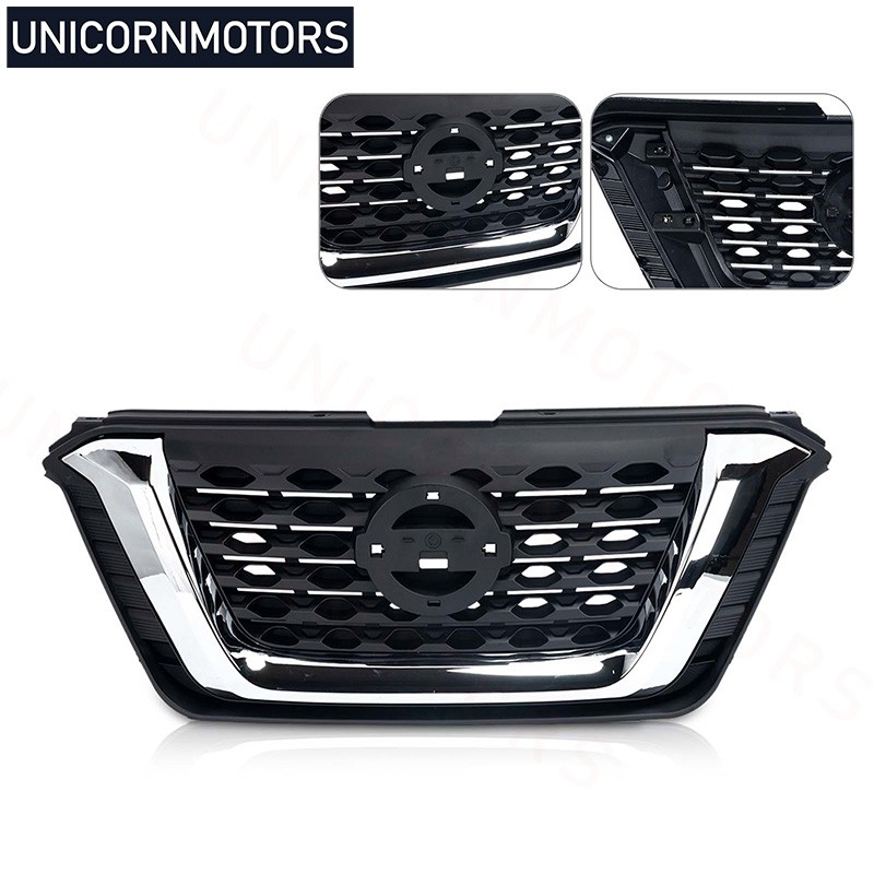 For 2018-2020 Nissan Kicks Front Upper Bumper Grille Chrome 623105RB0A NI1200301 For 2018-2020 Nissan Kicks Front Upper Bumper Grille Chrome 623105RB0A NI1200301