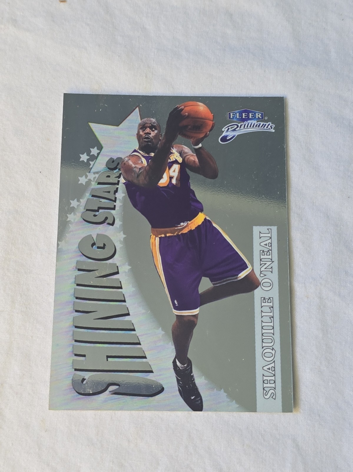 1998-99 Fleer Brilliants Shining Stars #6 SHAQUILLE O'NEAL Los Angeles Lakers NM 1998-99 Fleer Brilliants Shining Stars #6 SHAQUILLE O'NEAL Los Angeles Lakers NM