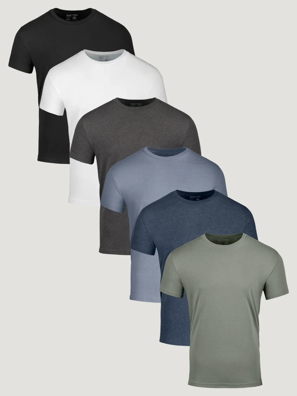 NEW Fresh Clean Threads Best Sellers Crew 6-Pack -  Regular - Choose Size