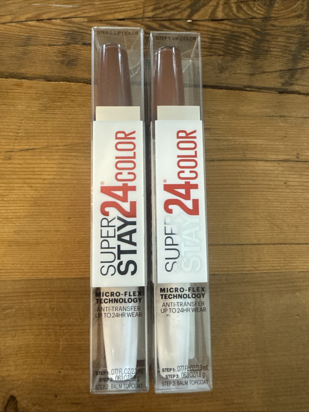 2 MAYBELLINE SUPERSTAY 24 275 Endless Espresso LIPSTICK 2-STEP LIQUID Retired 2 MAYBELLINE SUPERSTAY 24 275 Endless Espresso LIPSTICK 2-STEP LIQUID Retired