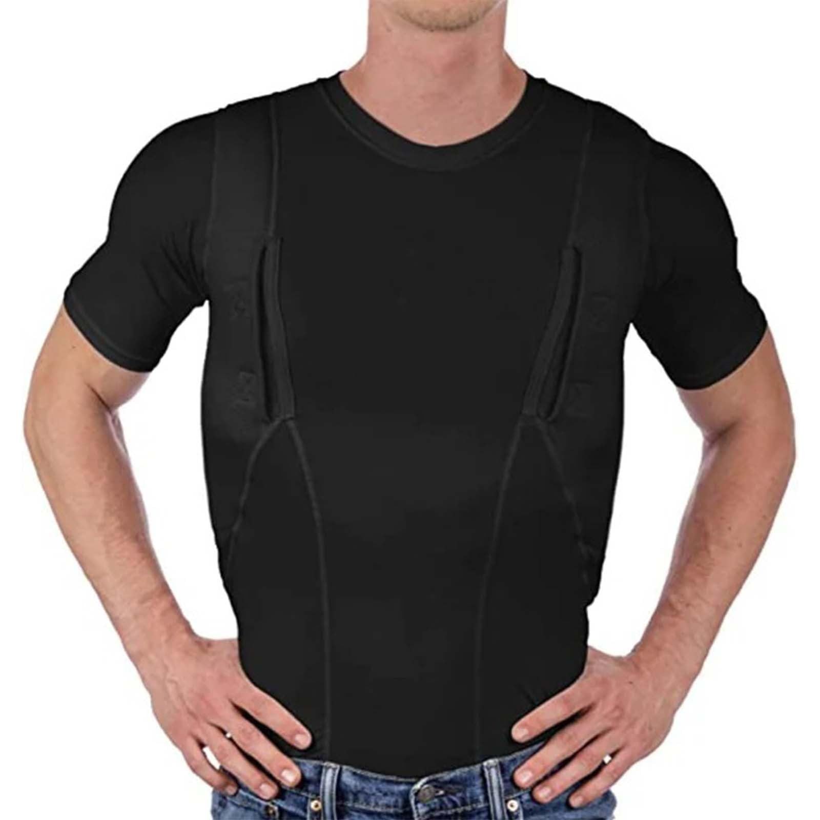 Large Pocket Holster  Hiking Shirt for Shadow Carry Tactical Tee