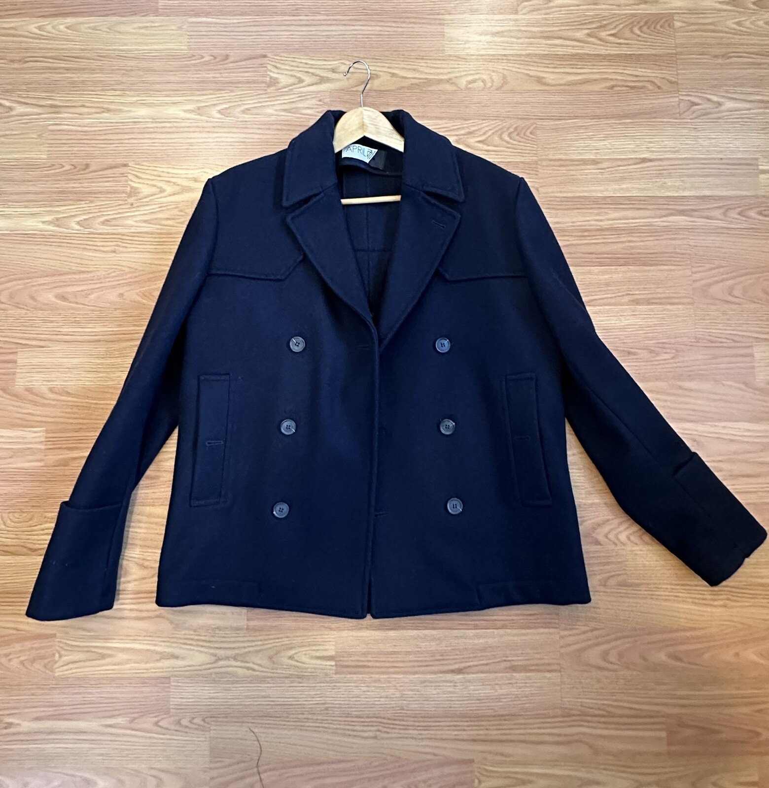April 77 Shipwreck Peacoat Jacket Large