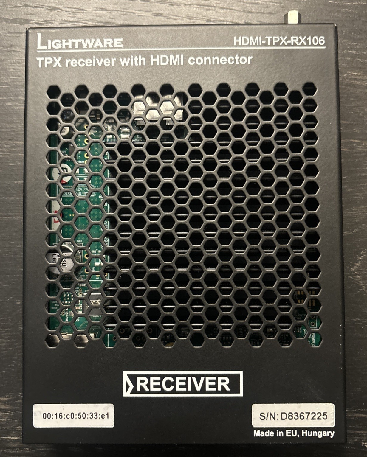Lightware HDMI-TPX-RX106 Lightware HDMI-TPX-RX106