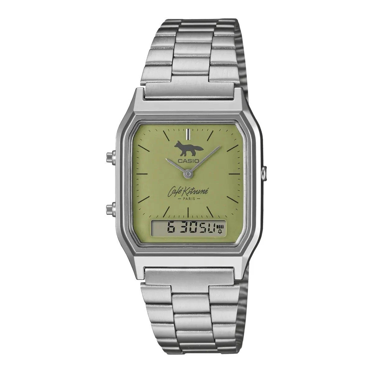 Casio x Cafe Kitsune AQ-230ECK-3ACR Matcha Green Limited Edition Watch NEW Casio x Cafe Kitsune AQ-230ECK-3ACR Matcha Green Limited Edition Watch NEW