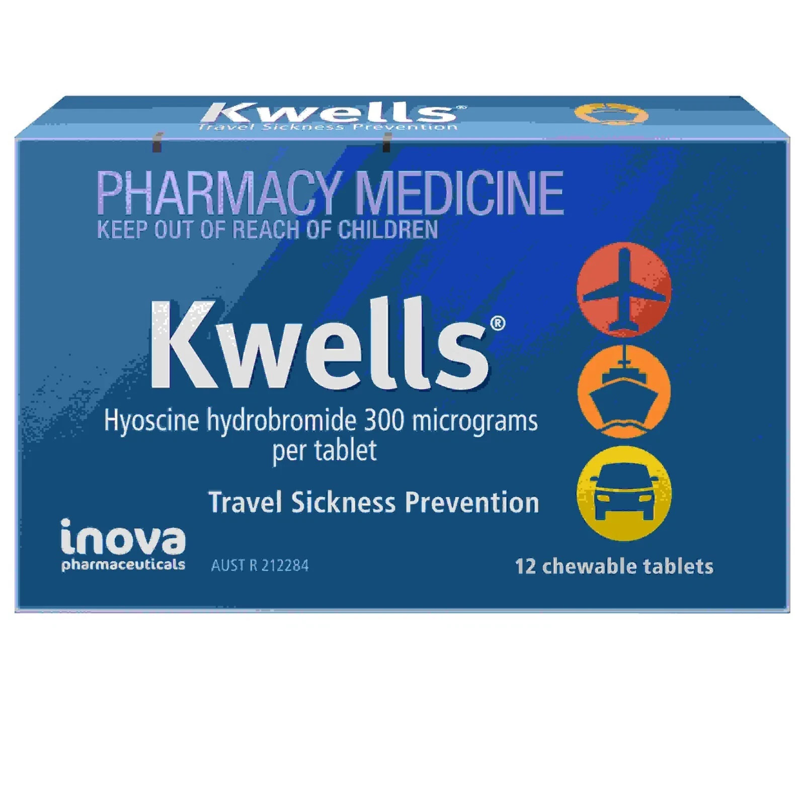 Kwells Adults 12 Pack (Travel Sickness) Kwells Adults 12 Pack (Travel Sickness)